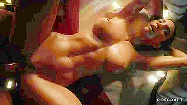 Cyberpunk porn collection with lots of closeup fucking and brutal gape