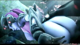 Widowmaker hentai loving with big dicks punishing her relentless twat here