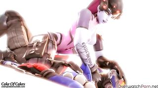 Widowmaker hentai loving with big dicks punishing her relentless twat here