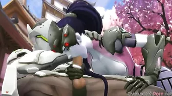 Widowmaker hentai loving with big dicks punishing her relentless twat here