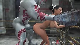 So you are on the edge of your seat as this girl goes in deep with Kratos