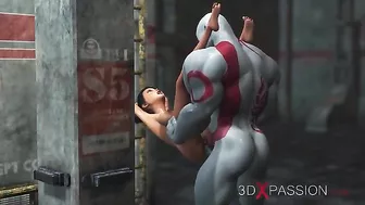 So you are on the edge of your seat as this girl goes in deep with Kratos