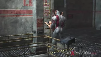 So you are on the edge of your seat as this girl goes in deep with Kratos