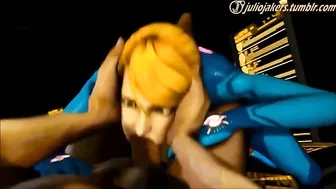Samus Aran hentai compilation with cock riding and brilliant orgasms in HD