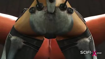 Sci fi sex scene featuring the best of brutal oral with real deal orgasms