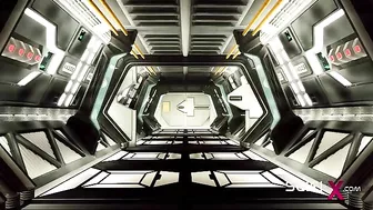 Sci fi sex scene featuring the best of brutal oral with real deal orgasms