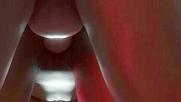 Cum will be spilled onto the floor as this brunette gets freaky with his dick