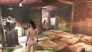 Fallout 4 Ellie getting fucked by a black cock in a rather taboo scene here