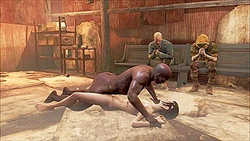 Fallout 4 Ellie getting fucked by a black cock in a rather taboo scene here