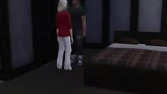 Sims sex scene with a blowjob and reverse cowgirl loving and doggystyle Os