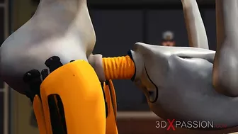 Futanari sexy time with hentai banging and deepthroat oral in HD quality