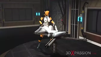 Futanari sexy time with hentai banging and deepthroat oral in HD quality