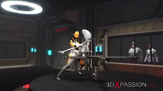 Futanari sexy time with hentai banging and deepthroat oral in HD quality