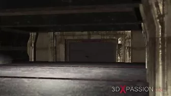 Futanari sexy time with hentai banging and deepthroat oral in HD quality