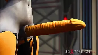 Futanari sexy time with hentai banging and deepthroat oral in HD quality