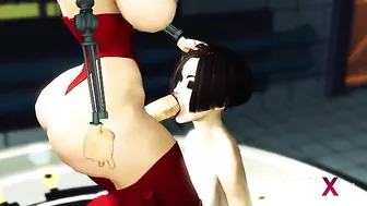 Sci fi hentai fucking with a good looking brunette that needs hard cock