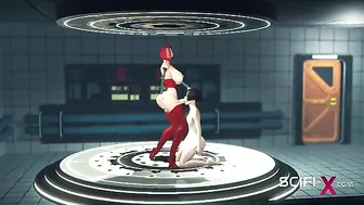 Sci fi hentai fucking with a good looking brunette that needs hard cock