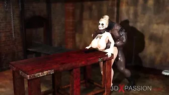 Her sexy pussy gets filled with EXTREME black dick as she begs for more