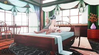 Haku Yowane is secretly in love with massive black cocks but this one will do