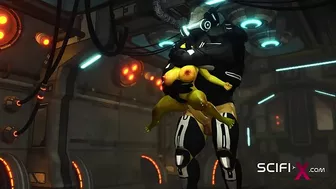 This hot woman wearing no panties likes to be spanked and to get fucked