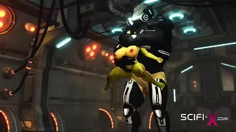 This hot woman wearing no panties likes to be spanked and to get fucked