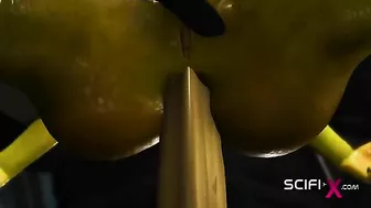 This hot woman wearing no panties likes to be spanked and to get fucked