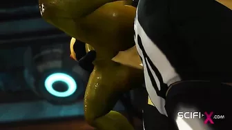 This hot woman wearing no panties likes to be spanked and to get fucked