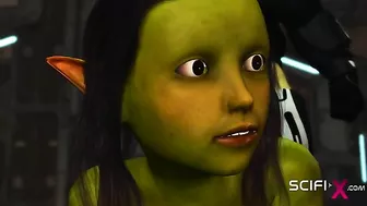 This hot woman wearing no panties likes to be spanked and to get fucked