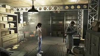 Fallout 4 gal gives scientist a very sensual blow job and then makes him cum