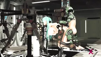 Busty babe from space is ready to get fucked in a taboo hentai sci fi scene