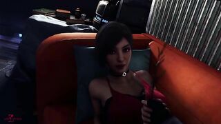 Ada Wong loves that dick's been put into her ass while still wearing her panties