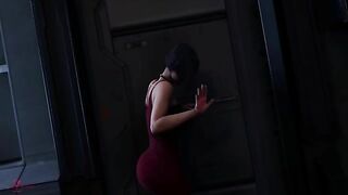 Ada Wong loves that dick's been put into her ass while still wearing her panties