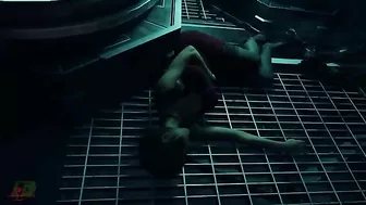 Ada Wong loves that dick's been put into her ass while still wearing her panties