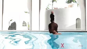 Girl gets extremely excited after some cock finds its way in her greedy mouth