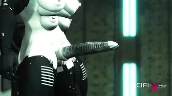 Robot hentai fucking with lots of deep cavity penetration and savage orgasms