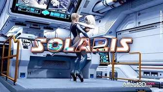 Incredible dicking in Solaris hentai porn with standing sex and real orgasms