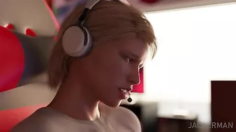 Cock worship session from a pretty babe that looks so good in the nude