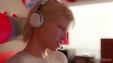 Cock worship session from a pretty babe that looks so good in the nude