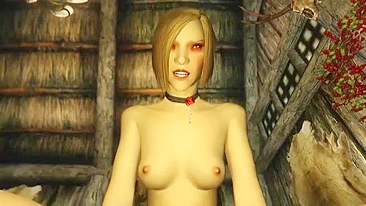 Elven chick is going to ride dick and get her pussy licked in hentai porn