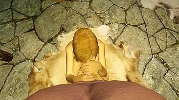 Elven chick is going to ride dick and get her pussy licked in hentai porn