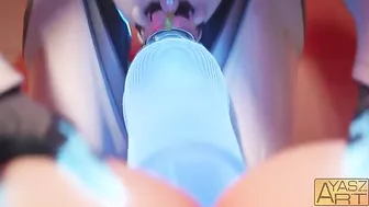 Futa robot hentai with lots of hardcore fucking and real orgasms up close