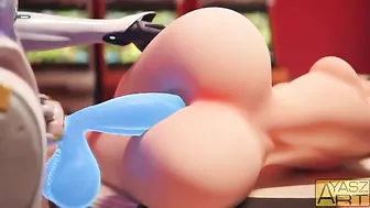 Futa robot hentai with lots of hardcore fucking and real orgasms up close