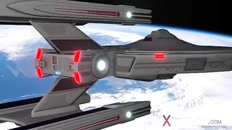 Space sex sceen featuring hardcore hentai loving with true doggystyle lust