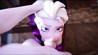 Elsa gets her mouth dominated by a big dicked dude in a hardcore XXX movie