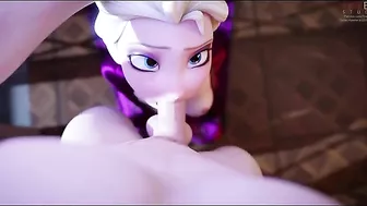 Elsa gets her mouth dominated by a big dicked dude in a hardcore XXX movie