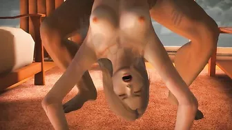 Flexible white girl takes black dick to make her tiny little pussy feel good Flexible white girl takes black dick to make her tiny little pussy feel good