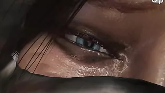 Claire from Resident Evil is going to get her hentai pussy fucked savagely