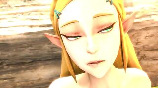 Zelda porn featuring a horny tiny blonde getting fucked with no shame at all