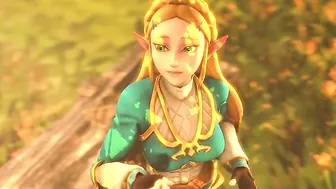 Zelda porn featuring a horny tiny blonde getting fucked with no shame at all