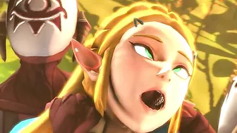 Zelda porn featuring a horny tiny blonde getting fucked with no shame at all